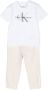 Calvin Klein Kids Drie trainingspakken met logoprint Beige - Thumbnail 2