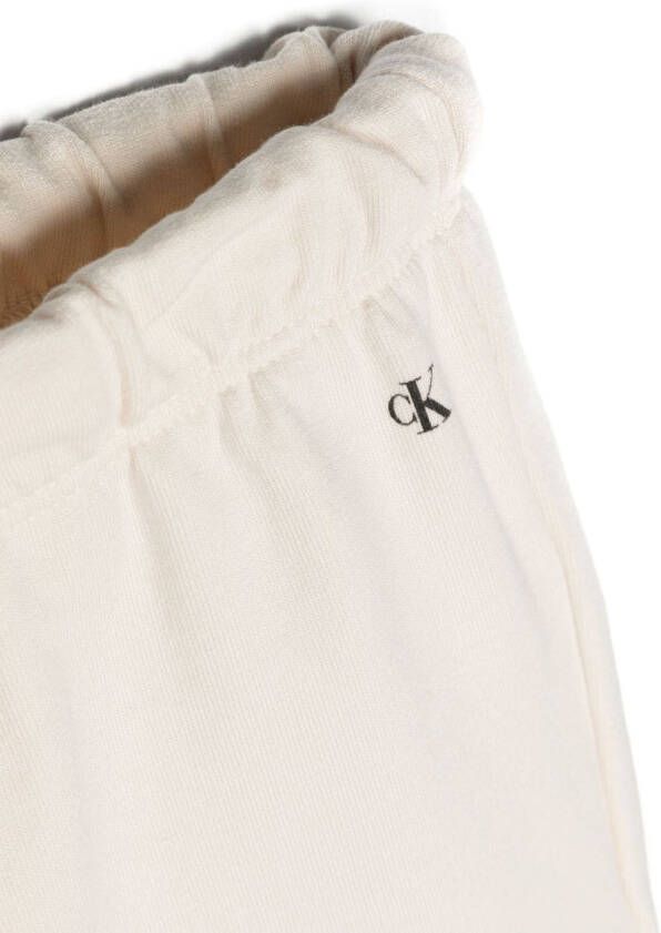 Calvin Klein Kids Drie trainingspakken met logoprint Beige