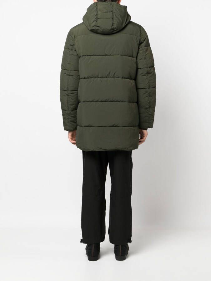 Calvin Klein Donsjas met capuchon Groen