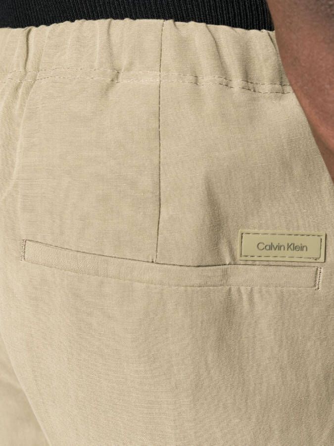 Calvin Klein Shorts met logopatch Groen