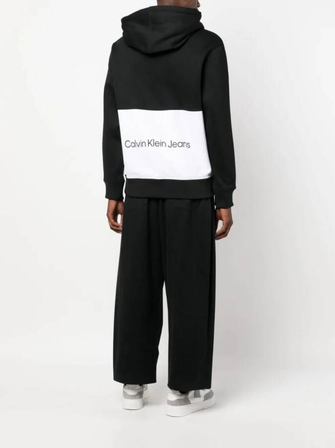 Calvin Klein Hoodie met logoprint Zwart