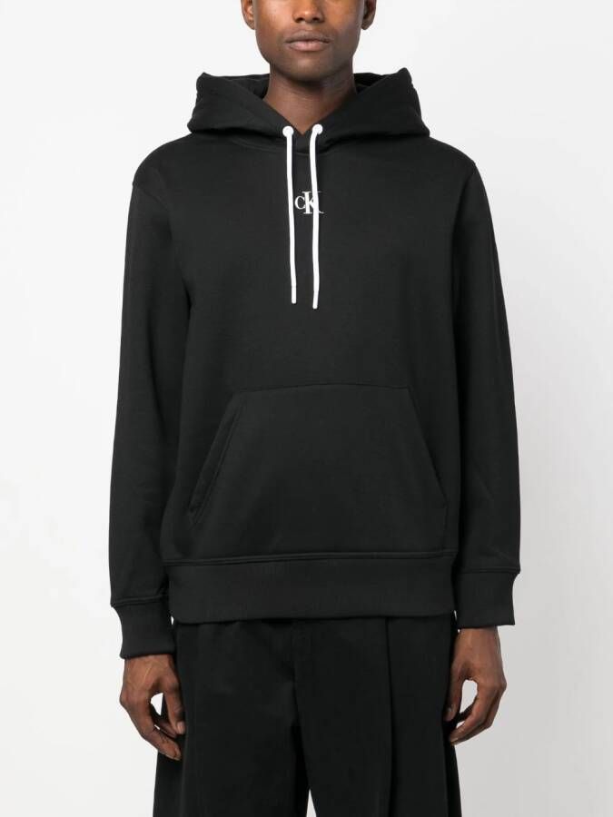 Calvin Klein Hoodie met logoprint Zwart