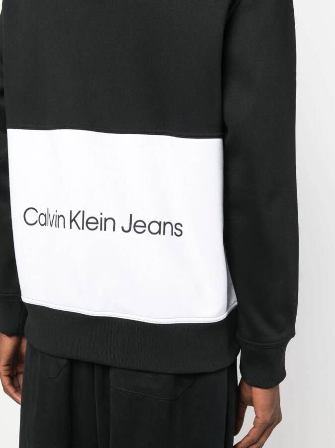 Calvin Klein Hoodie met logoprint Zwart