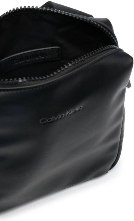 Calvin Klein Messengertas met logoprint Zwart
