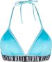 Calvin Klein Bikinitop met logoband Blauw - Thumbnail 2