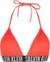 Calvin Klein Bikinitop met logoband Rood - Thumbnail 2