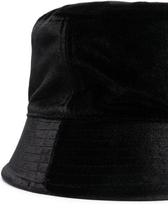 Calvin Klein Vissershoed met logo Zwart
