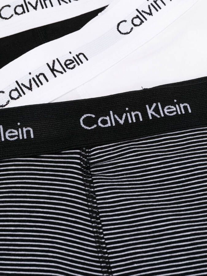 Calvin Klein 3-pack boxershorts met logoband Wit