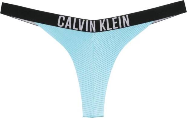 Calvin Klein Bikinislip met logo tailleband Blauw