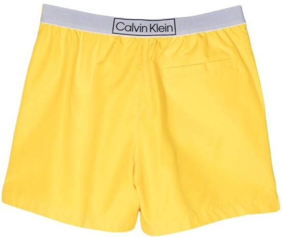 Calvin Klein Zwembroek met logoband Geel