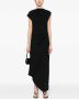 Calvin Klein Maxi-jurk met boothals Zwart - Thumbnail 1