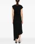 Calvin Klein Maxi-jurk met boothals Zwart - Thumbnail 3