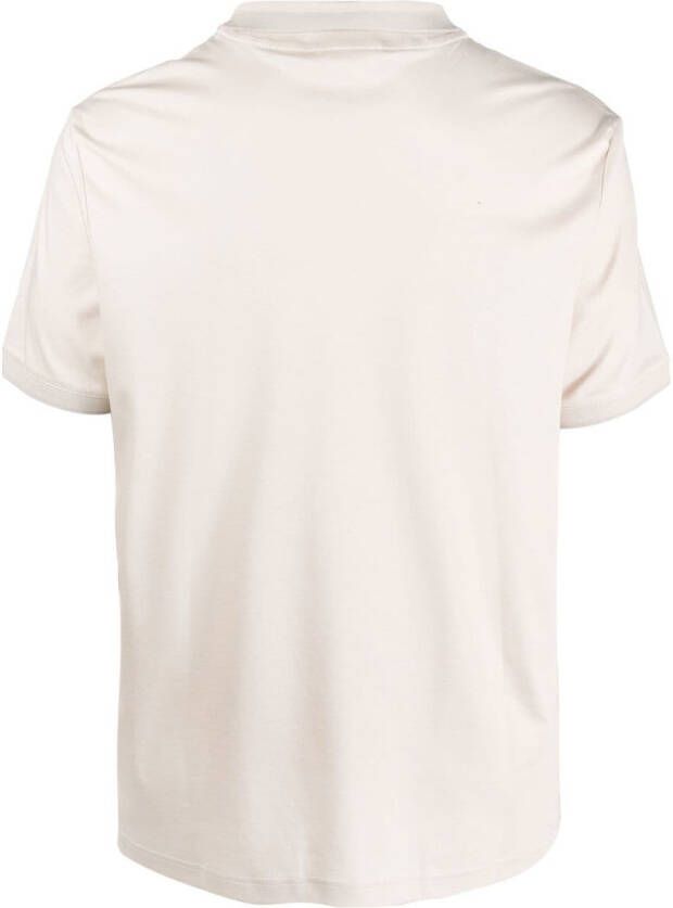 Calvin Klein Poloshirt met halve rits Beige