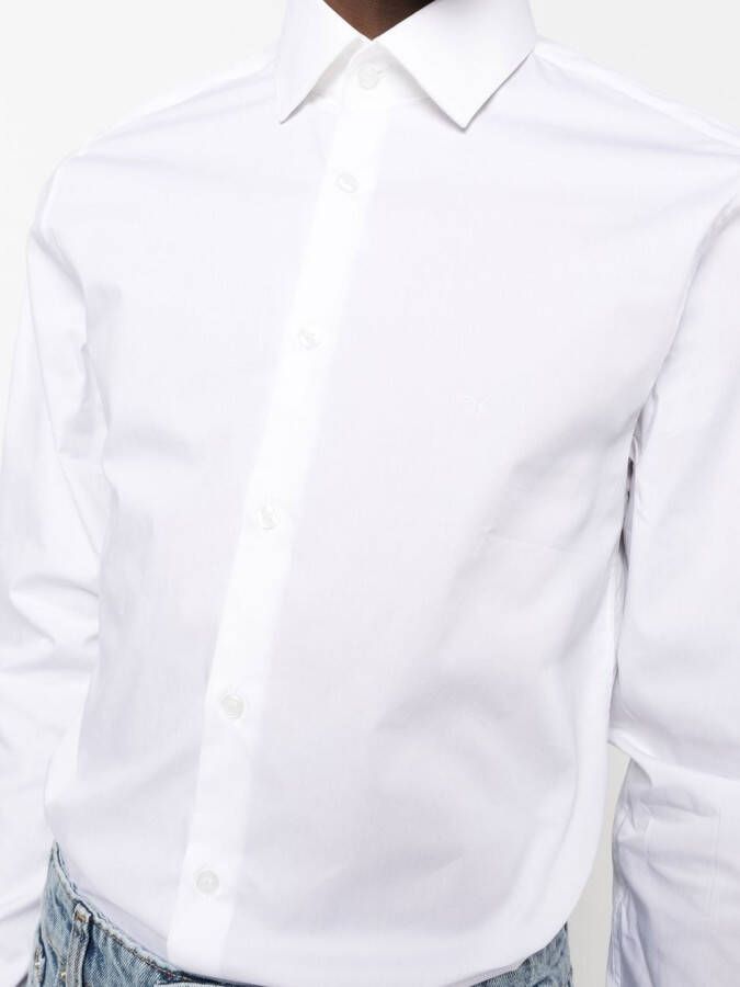 Calvin Klein Popeline overhemd Wit
