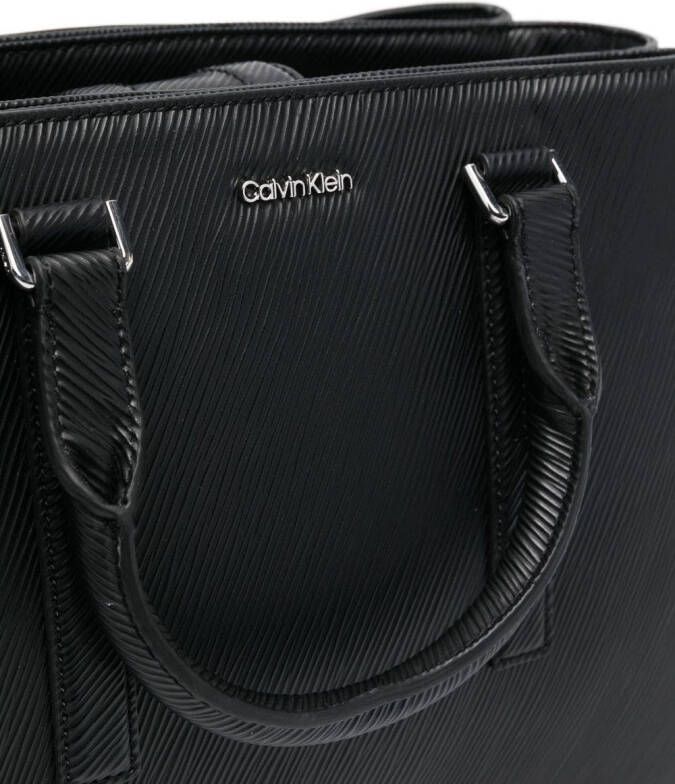 Calvin Klein Shopper met logo Zwart