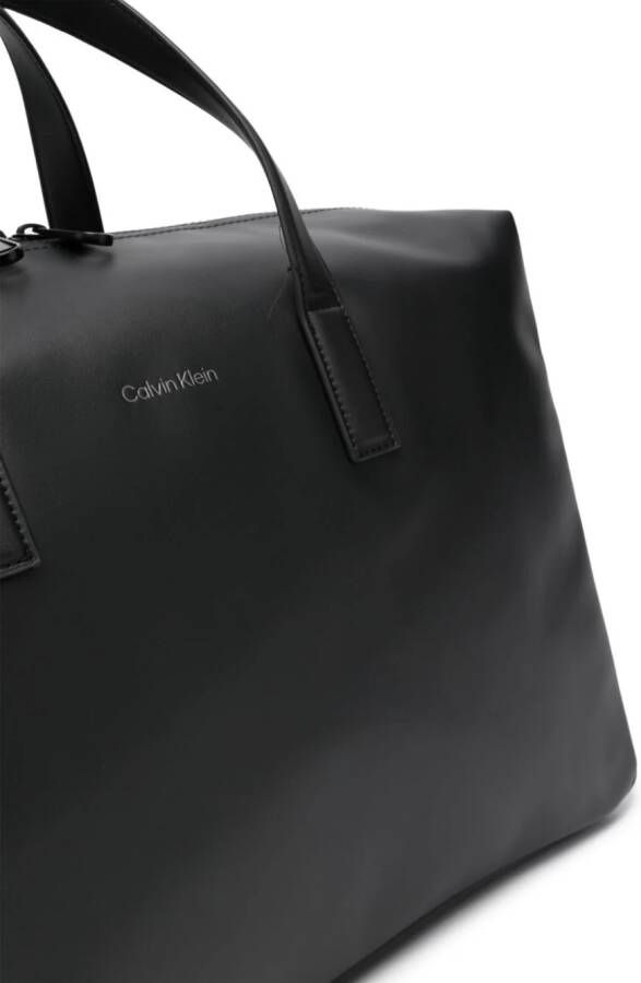 Calvin Klein Reistas met logoprint Zwart