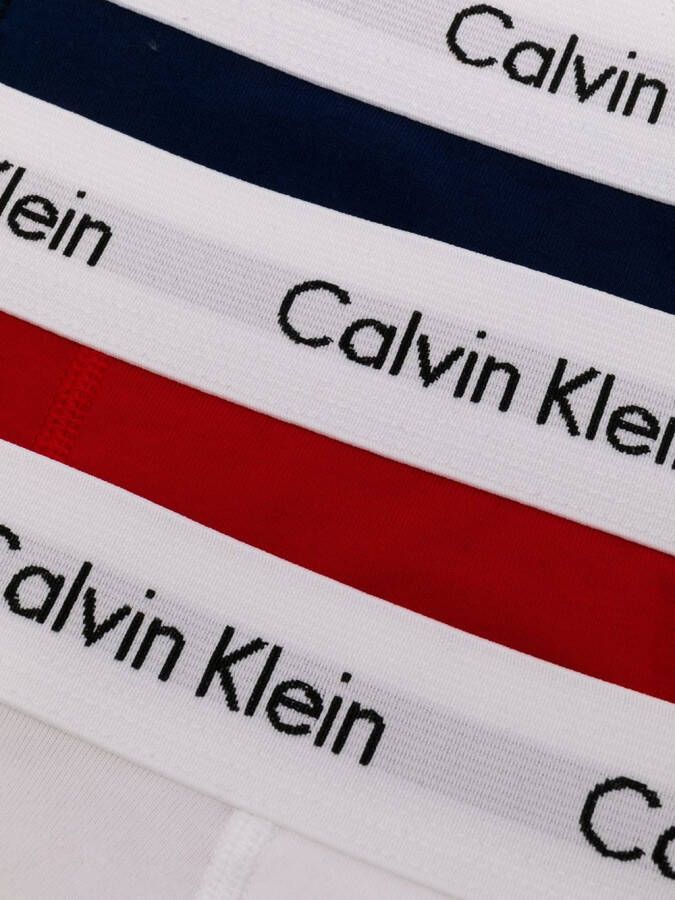 Calvin Klein Set van drie boxershorts met logo Blauw