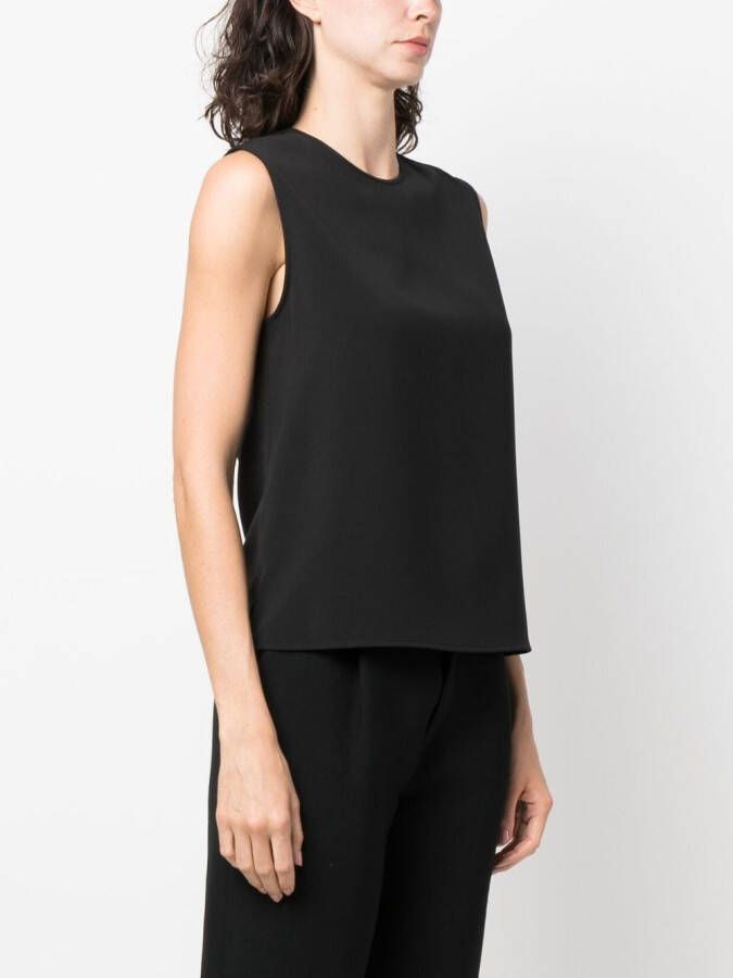 Calvin Klein Top met ronde hals Zwart