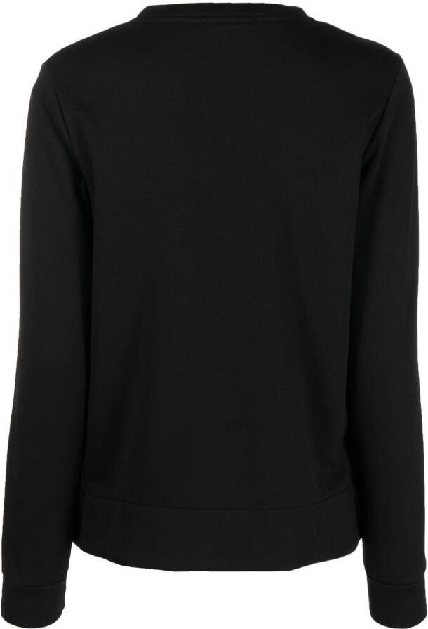 Calvin Klein Sweater met geborduurd logo Zwart