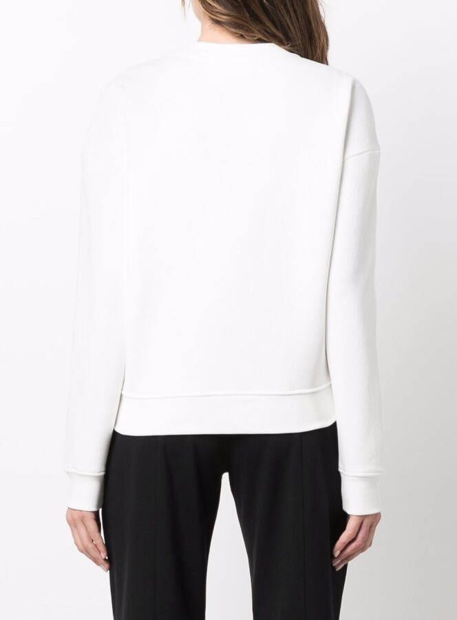 Calvin Klein Sweater met logoprint Wit