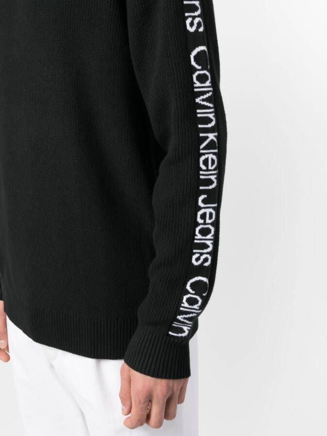 Calvin Klein Sweater met ronde hals Zwart