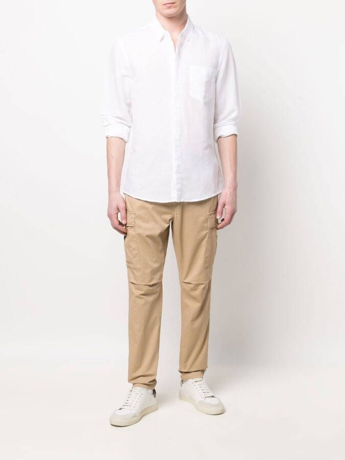 Calvin Klein T-shirt met lange mouwen Wit