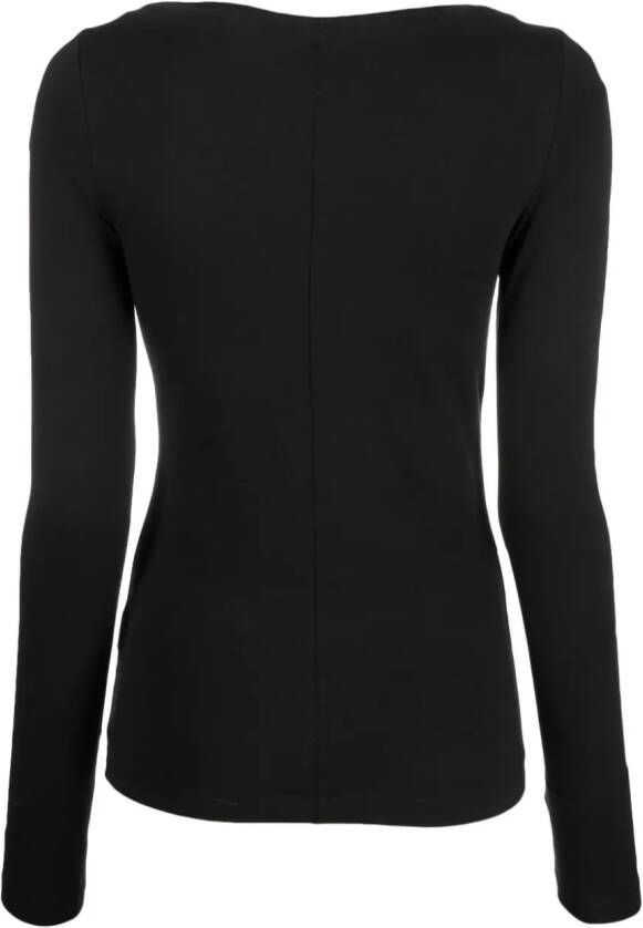 Calvin Klein T-shirt van katoenmix Zwart