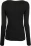 Calvin Klein T-shirt van katoenmix Zwart - Thumbnail 2