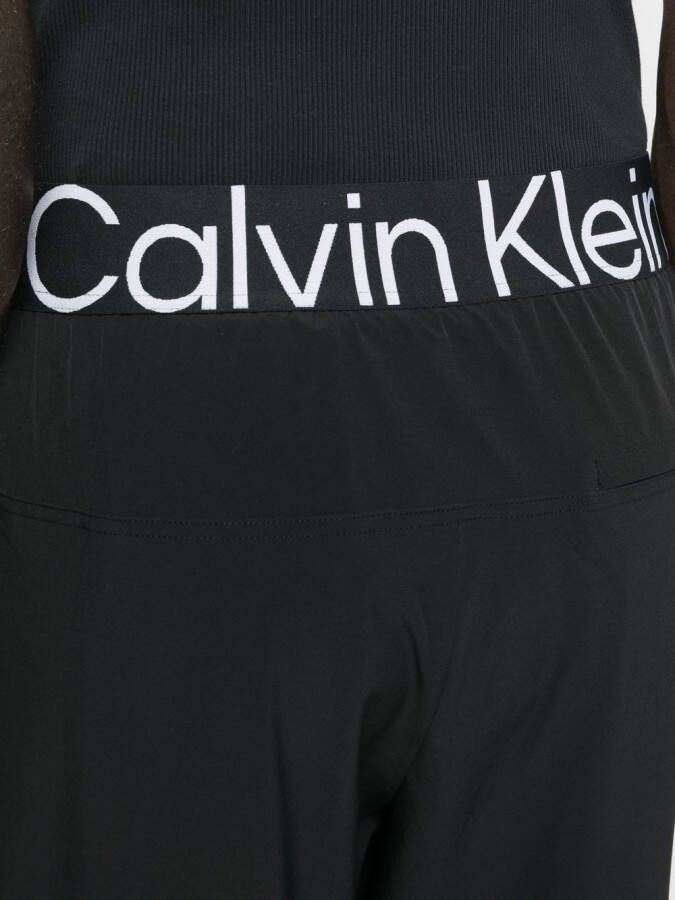 Calvin Klein Trainingsbroek met logoband Zwart
