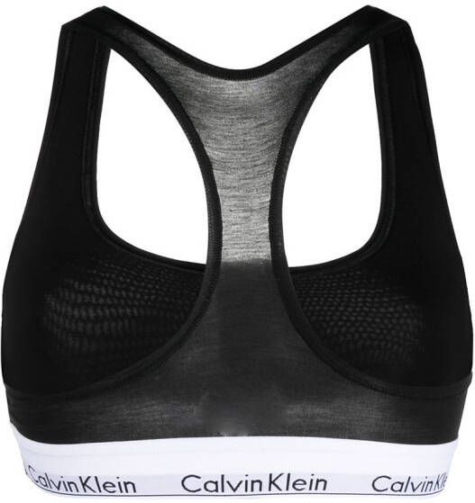 Calvin Klein Bh met logoband Zwart