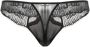 Calvin Klein Underwear Semi-doorzichtige string Zwart - Thumbnail 2
