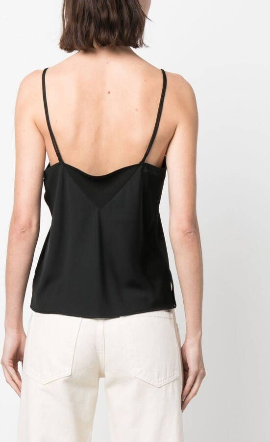 Calvin Klein Hemd met V-hals Zwart