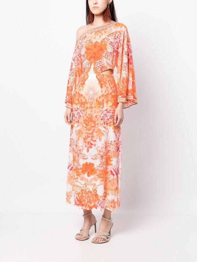 Camilla Asymmetrische jurk Oranje
