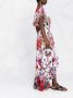 Camilla Maxi-jurk met bloemenprint Wit - Thumbnail 4