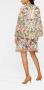 Camilla Mini-jurk met bloemenprint Beige - Thumbnail 4