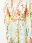 Camilla Mini-jurk met bloemenprint Groen - Thumbnail 5