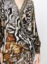 Camilla Mini-jurk met tijgerprint Zwart - Thumbnail 5