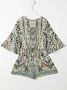 Camilla Playsuit met dierenprint Beige - Thumbnail 2