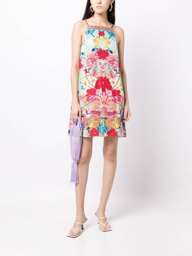 Camilla Shiftjurk met bloemenprint Veelkleurig