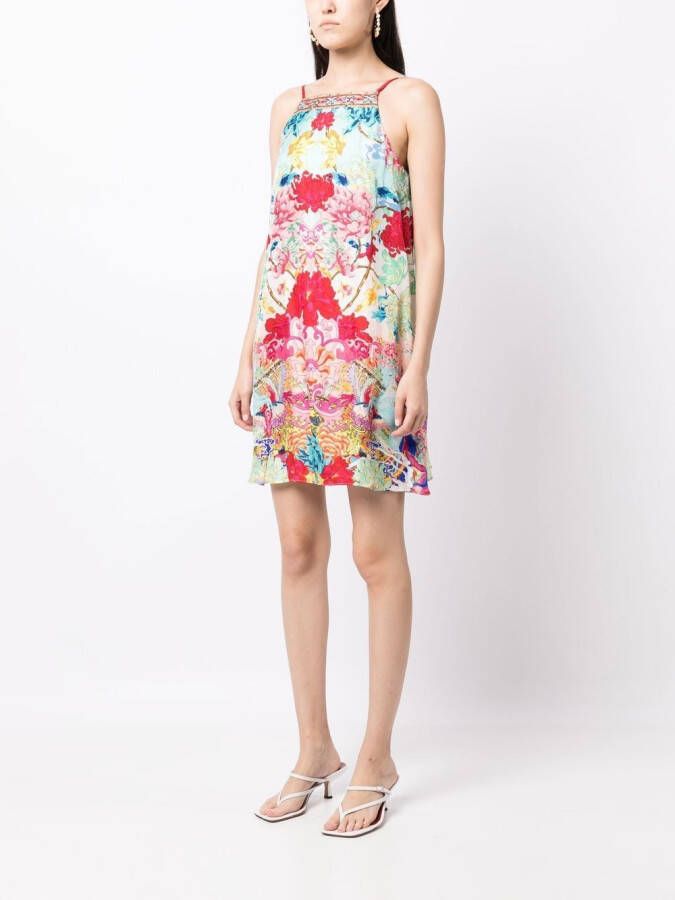 Camilla Shiftjurk met bloemenprint Veelkleurig