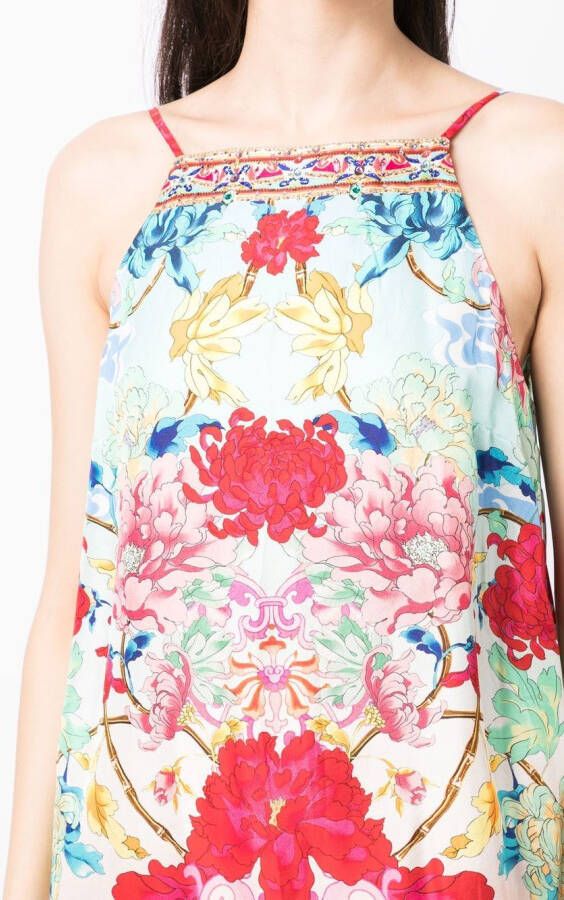 Camilla Shiftjurk met bloemenprint Veelkleurig