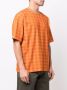 Camper Geruit T-shirt Oranje - Thumbnail 4