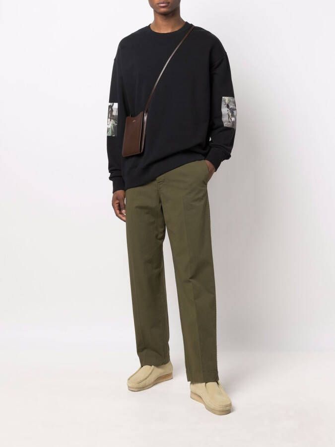Camper Sweater met print Zwart