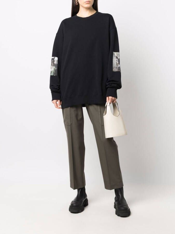 Camper Sweater met print Zwart