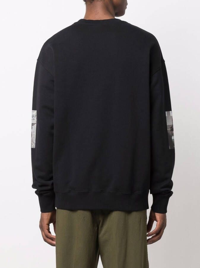 Camper Sweater met print Zwart