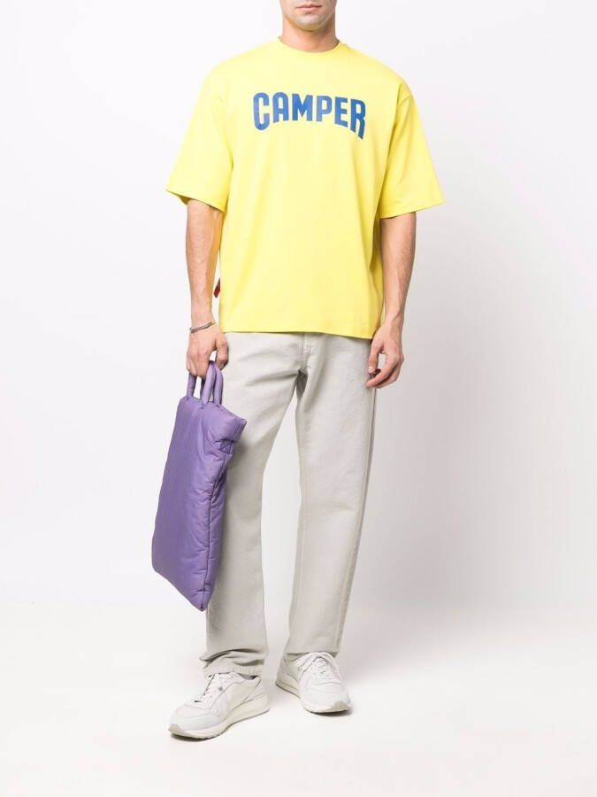 Camper T-shirt met logoprint Wit