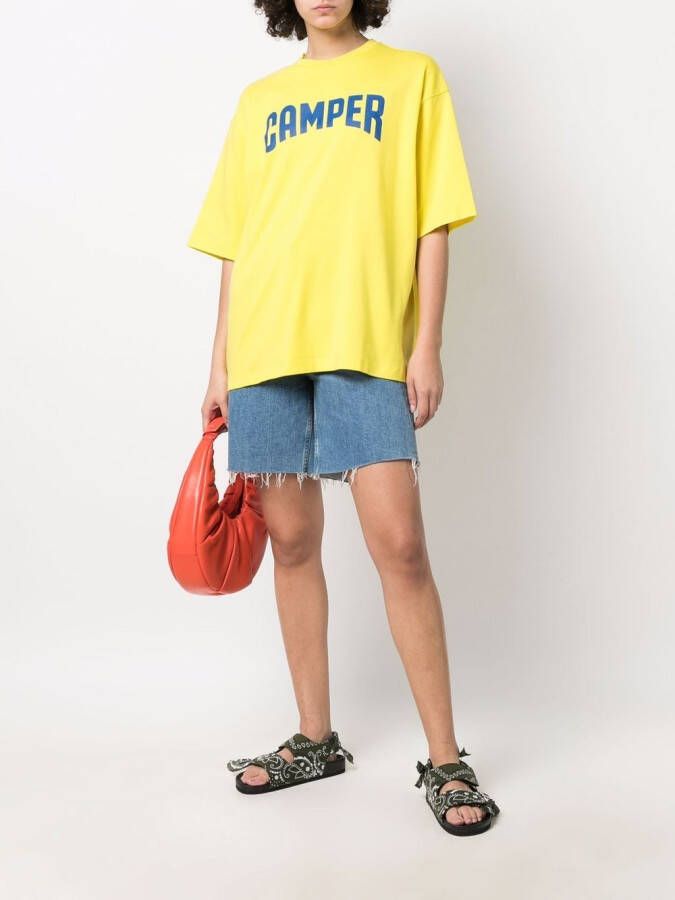 Camper T-shirt met logoprint Wit