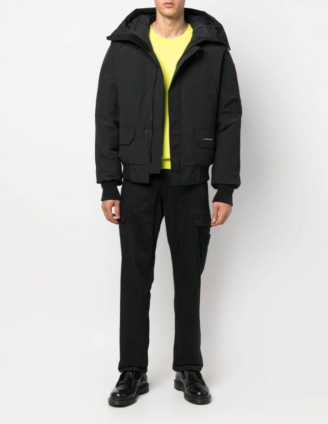 Canada Goose Bomberjack met capuchon Zwart
