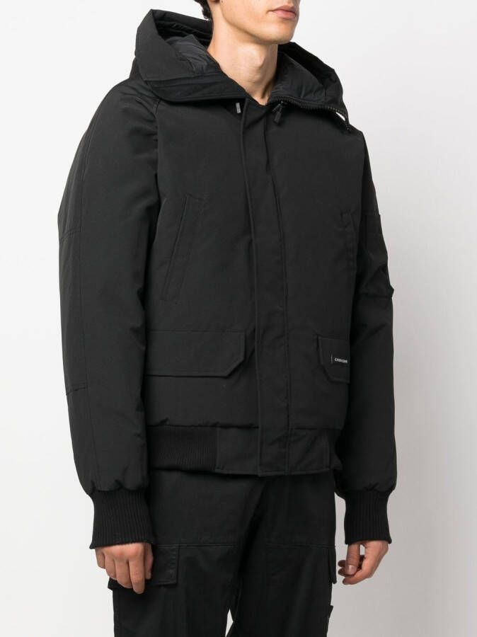 Canada Goose Bomberjack met capuchon Zwart