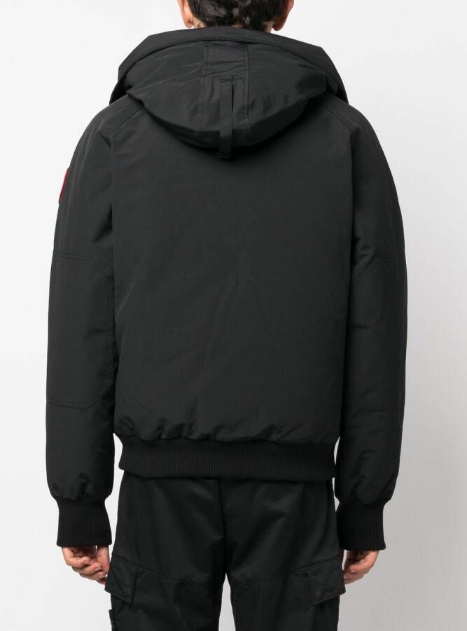 Canada Goose Bomberjack met capuchon Zwart
